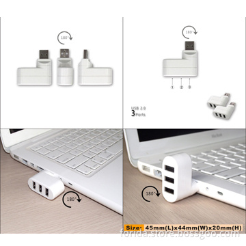 Fully Compliant with USB HUB -- Rotational USB Design